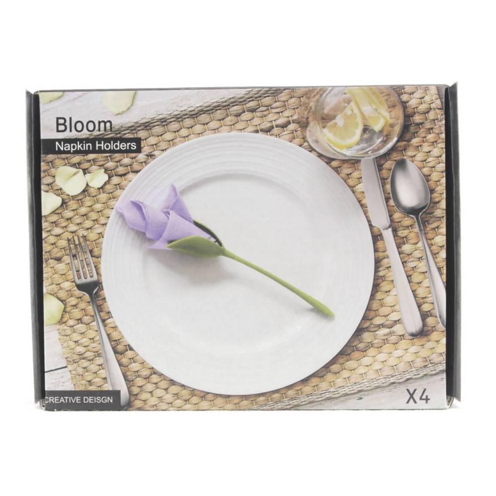Набір серветниць Bloom для сервірування 4 шт