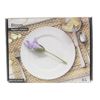 Набор салфетниц Bloom для сервировки 4 шт