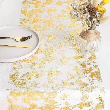 Дорожка сервировочная Leeseph Gold 28*500 см