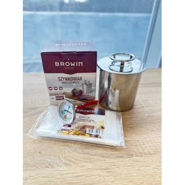 Ветчинница Browin с термометром и пакетами на 0,8 кг (313108) купить недорого || Metelka.com.ua