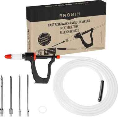 Полуавтоматический инъектор маринатор с иголками и шлангом Browin (311109) купить недорого || Metelka.com.ua