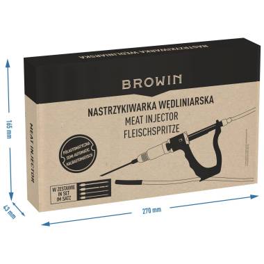 Полуавтоматический инъектор маринатор с иголками и шлангом Browin (311109) купить недорого || Metelka.com.ua