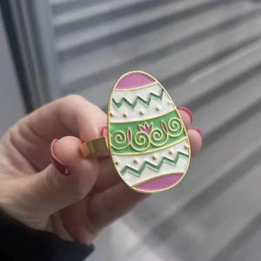 Кільця для сервветок Великодні 4 шт кольорові