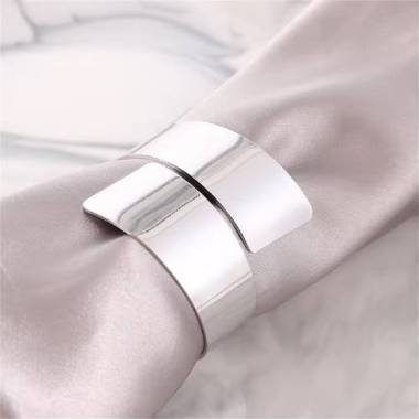 Набор колец для салфеток Silver 6 шт купить недорого || Metelka.com.ua