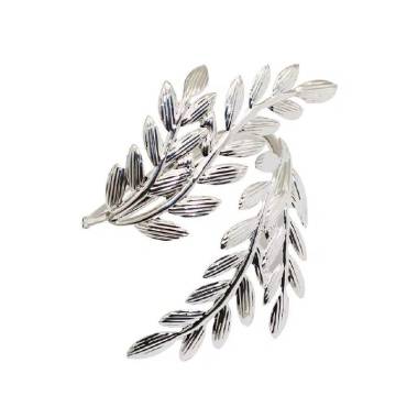 Набір кілець для серветок Листя Silver 6 шт купити недорого || Metelka.com.ua