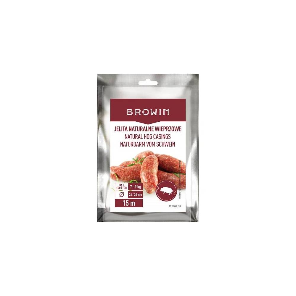 Натуральные оболочки свиные Browin 28/30мм 15м купить недорого || Metelka.com.ua