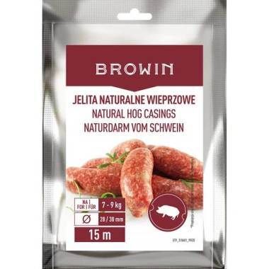 Натуральные оболочки свиные Browin 28/30мм 15м купить недорого || Metelka.com.ua