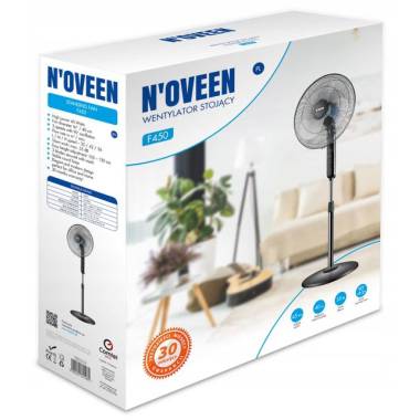 Вентилятор підлоговий Noveen F450 45Вт купити недорого || Metelka.com.ua