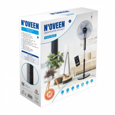 Вентилятор с таймером и пультом Noveen F455 55Вт купить недорого || Metelka.com.ua