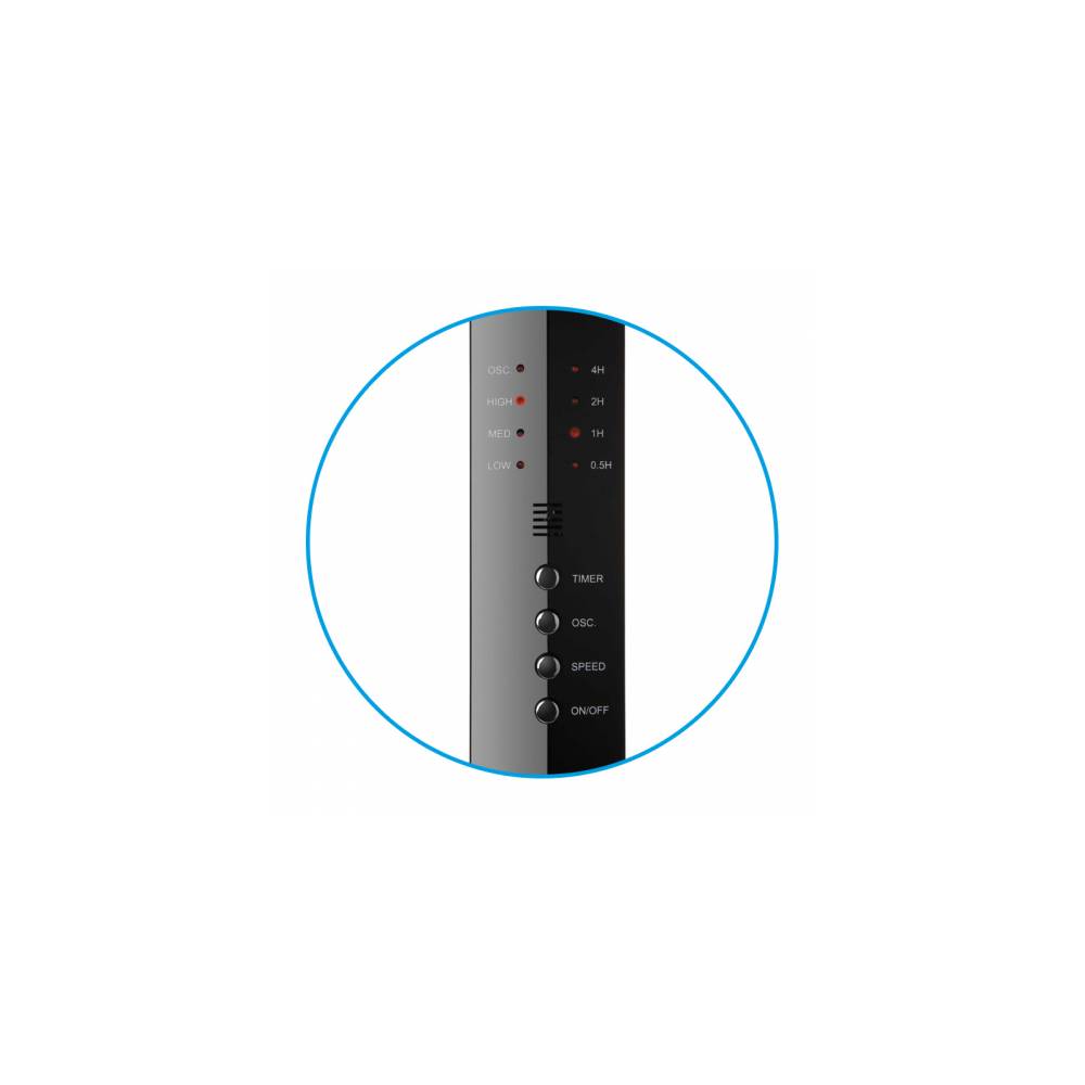 Вентилятор с таймером и пультом Noveen F455 55Вт купить недорого || Metelka.com.ua
