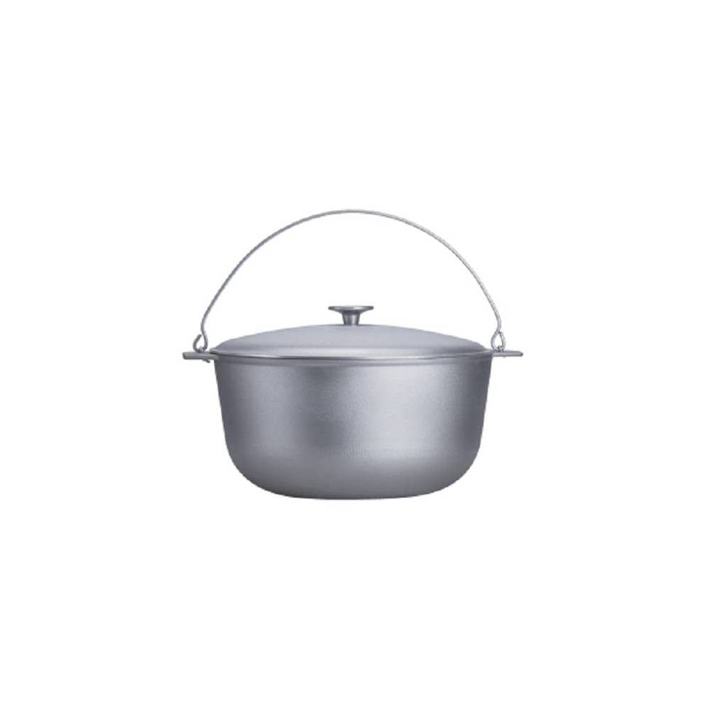 Казан алюмінієвий Talko з кришкою 40л D1140 купити недорого || Metelka.com.ua