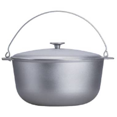 Казан алюмінієвий Talko з кришкою 40л D1140 купити недорого || Metelka.com.ua