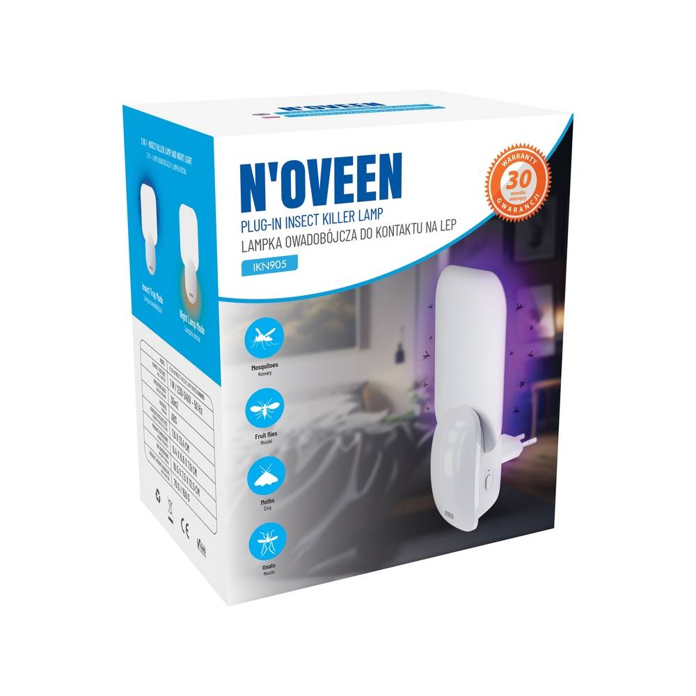 Лампа - пастка для комах Noveen IKN905 купити недорого || Metelka.com.ua