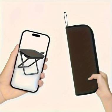 Складной ультралегкий стул Leeseph с чехлом черный купить недорого || Metelka.com.ua