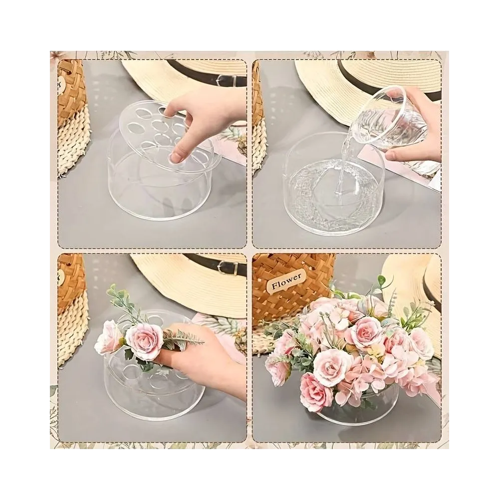 Ваза акриловая Leeseph для сервировки стола 14см прозрачная купить недорого || Metelka.com.ua