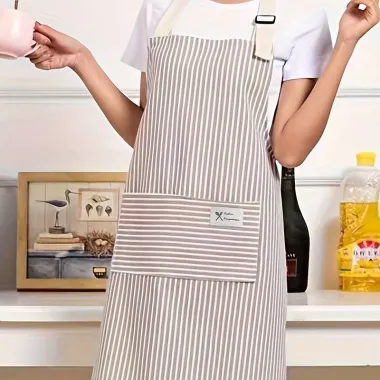 Фартук Leeseph с карманом бежевый купить недорого || Metelka.com.ua