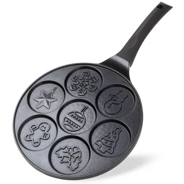 Сковорода для млинців і панкейків Kamille Christmas Pancake 26см купити недорого || Metelka.com.ua
