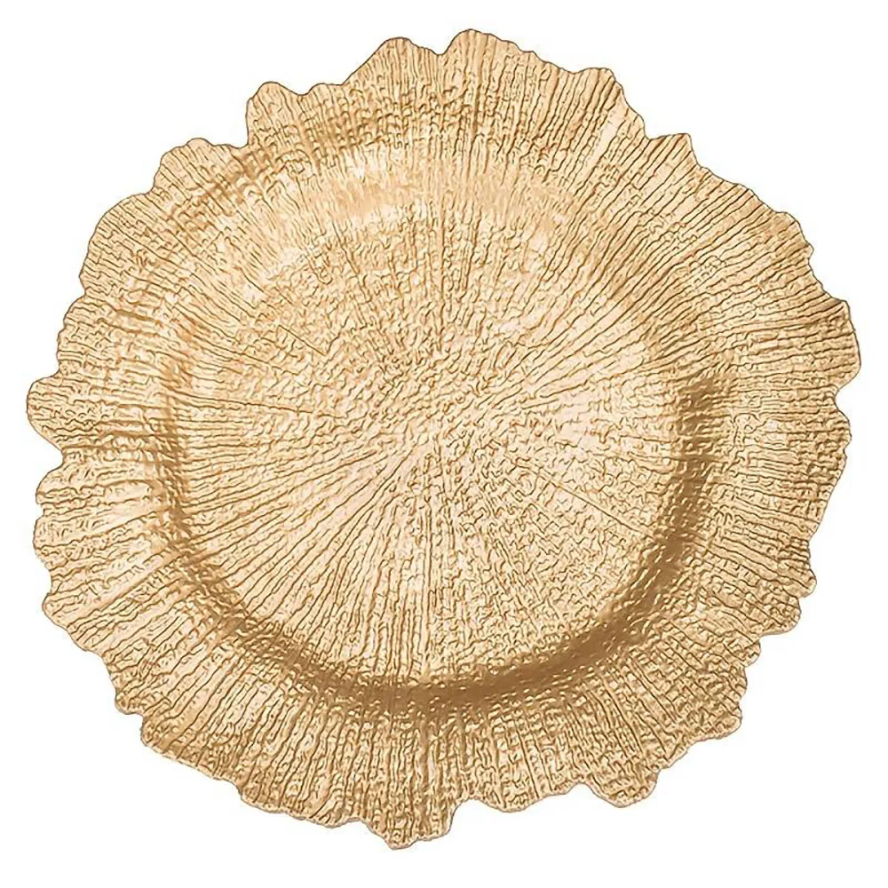 Подтарельник для сервировки Ø33см Leeseph золото 2 шт. купить недорого || Metelka.com.ua