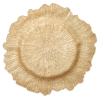 Подтарельник для сервировки Ø33см Leeseph золото 2 шт. купить недорого || Metelka.com.ua