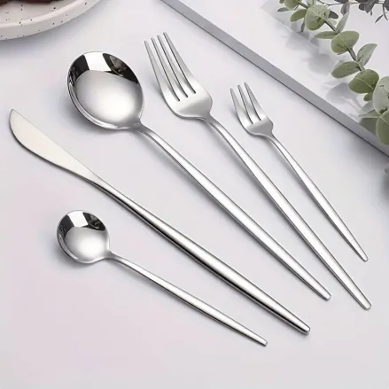 Набор столовых приборов Leeseph 30 предметов 6 персон серебро Mv052 купить недорого || Metelka.com.ua