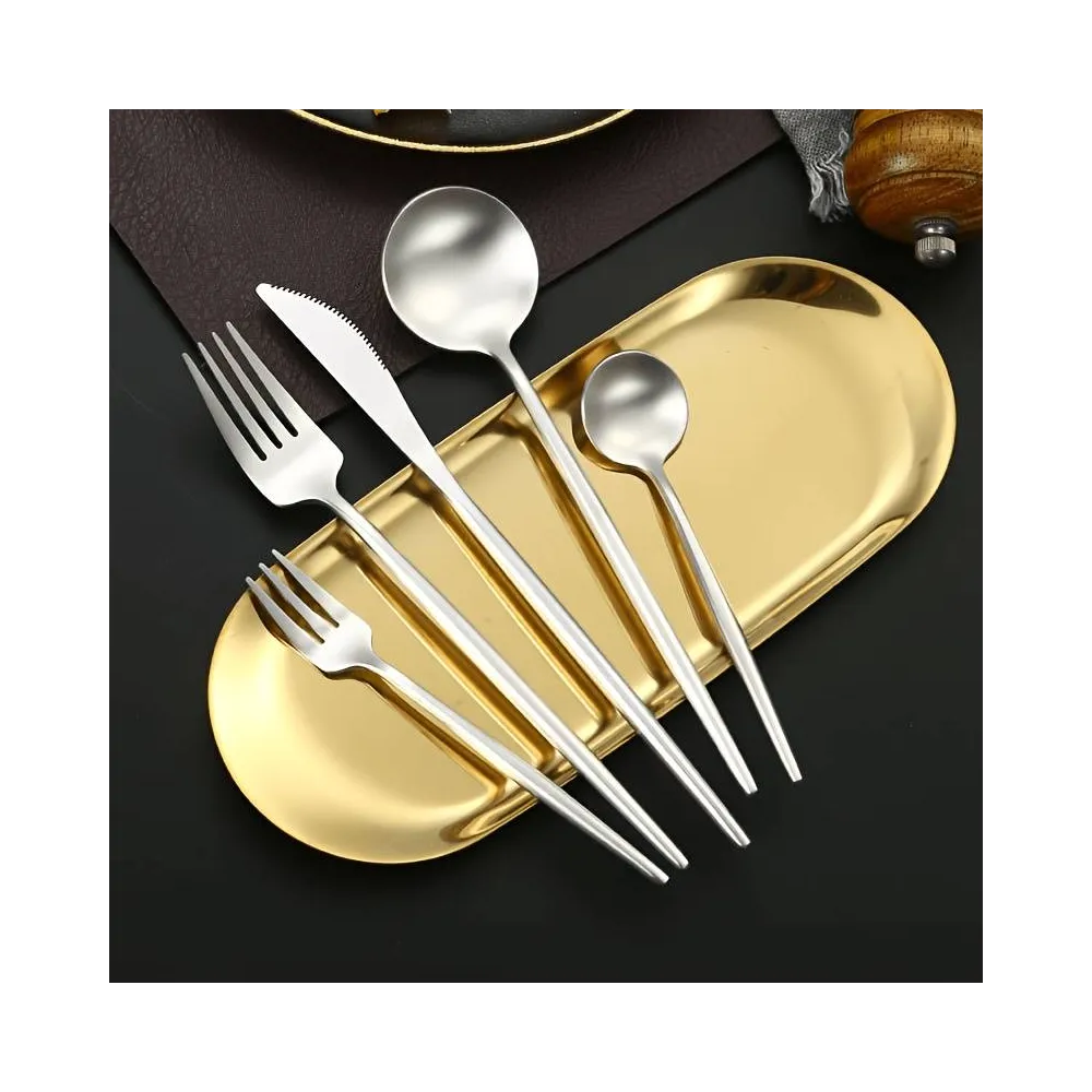 Набор столовых приборов Leeseph 30 предметов 6 персон серебро Mv052 купить недорого || Metelka.com.ua