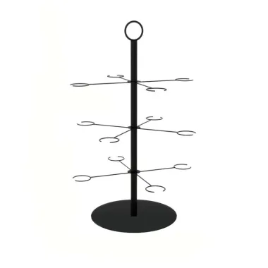 Підставка для коктейльного дерева Leeseph на 12 келихів чорна MV045a купити недорого || Metelka.com.ua