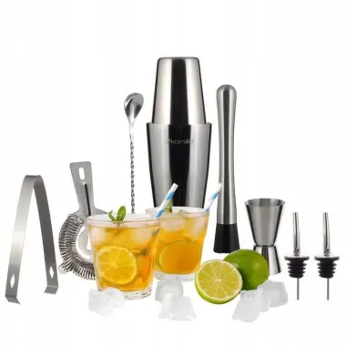 Набір для коктейлів 9 предметів Kamille 7761 купити недорого || Metelka.com.ua