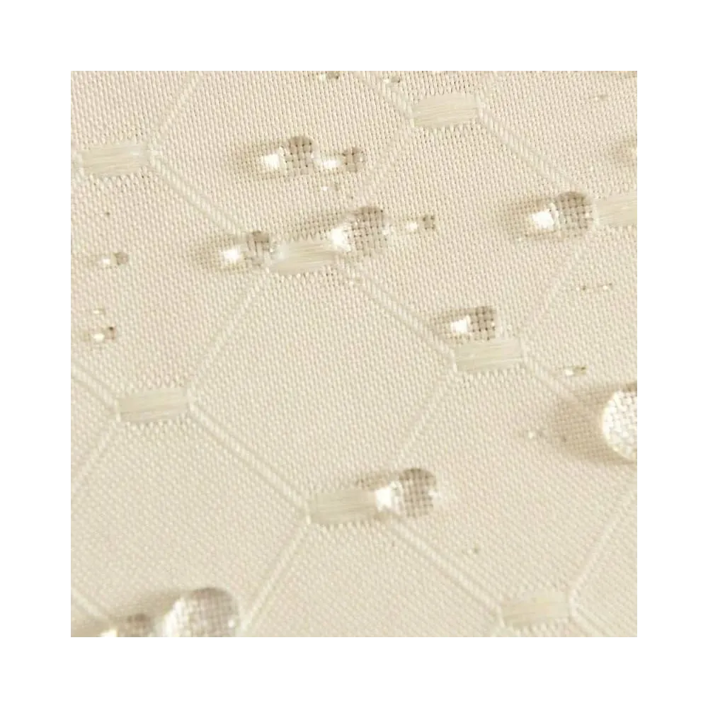 Скатерть водооталкивающая Leeseph с классическим узором 150х210см беж купить недорого || Metelka.com.ua