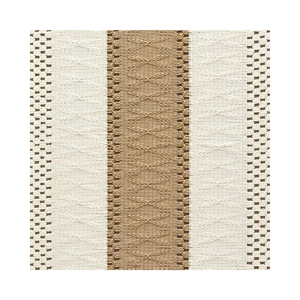 Доріжка Leeseph етно-стиль з бахромою 180см коричнево-бежевий купити недорого || Metelka.com.ua