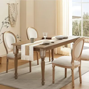 Доріжка Leeseph етно-стиль з бахромою 180см коричнево-бежевий купити недорого || Metelka.com.ua