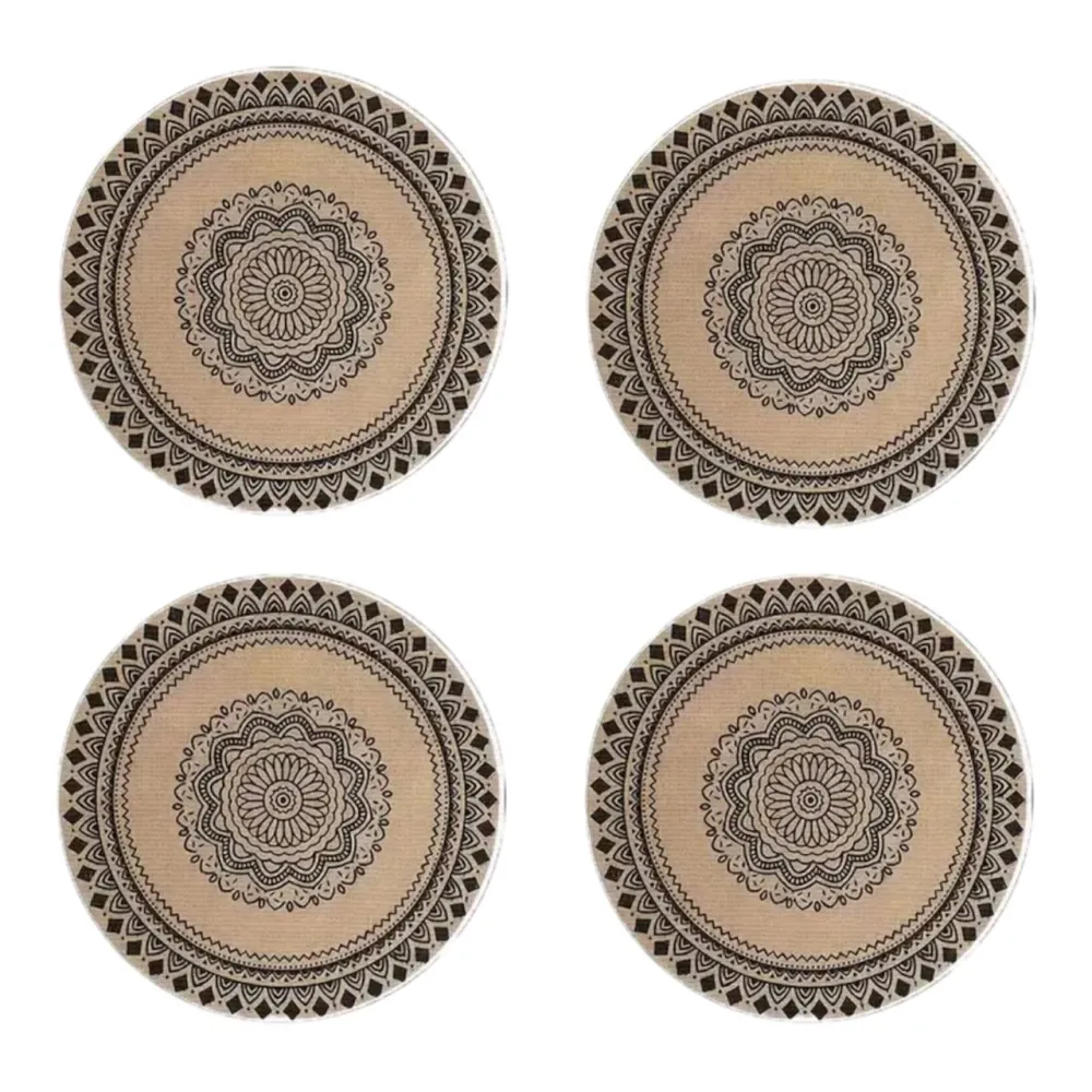 Підставки під тарілку Leeseph 4шт орнамент купити недорого || Metelka.com.ua