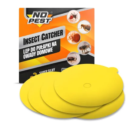 Липкий вкладыш в ловушку No Pest Insect Catcher набор 5 шт желтый