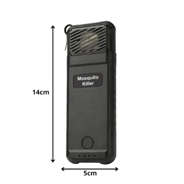 Фумігатор-відлякувач комарів з фонариком MOSQUITO KILLER USB 24660 чорний