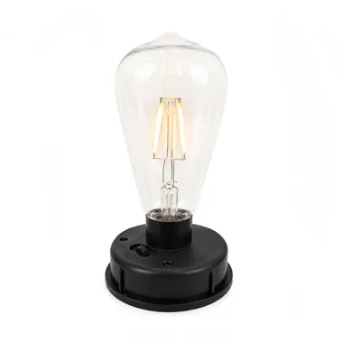 Фонарь садовый на солнечной батарее GardenLine LED 6051 20см белый