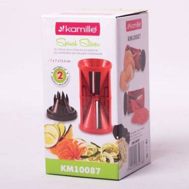 Спиральная овощерезка Kamille двухсторонняя купить недорого || Metelka.com.ua