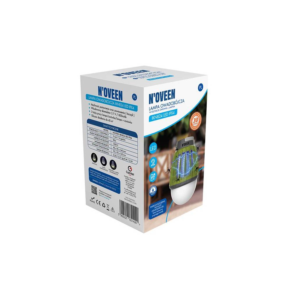 лампа от насекомых аккумуляторная Noveen IKN824 LED IPХ4