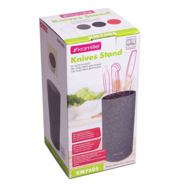 Колода для ножей Kamille 22 см купить недорого || Metelka.com.ua