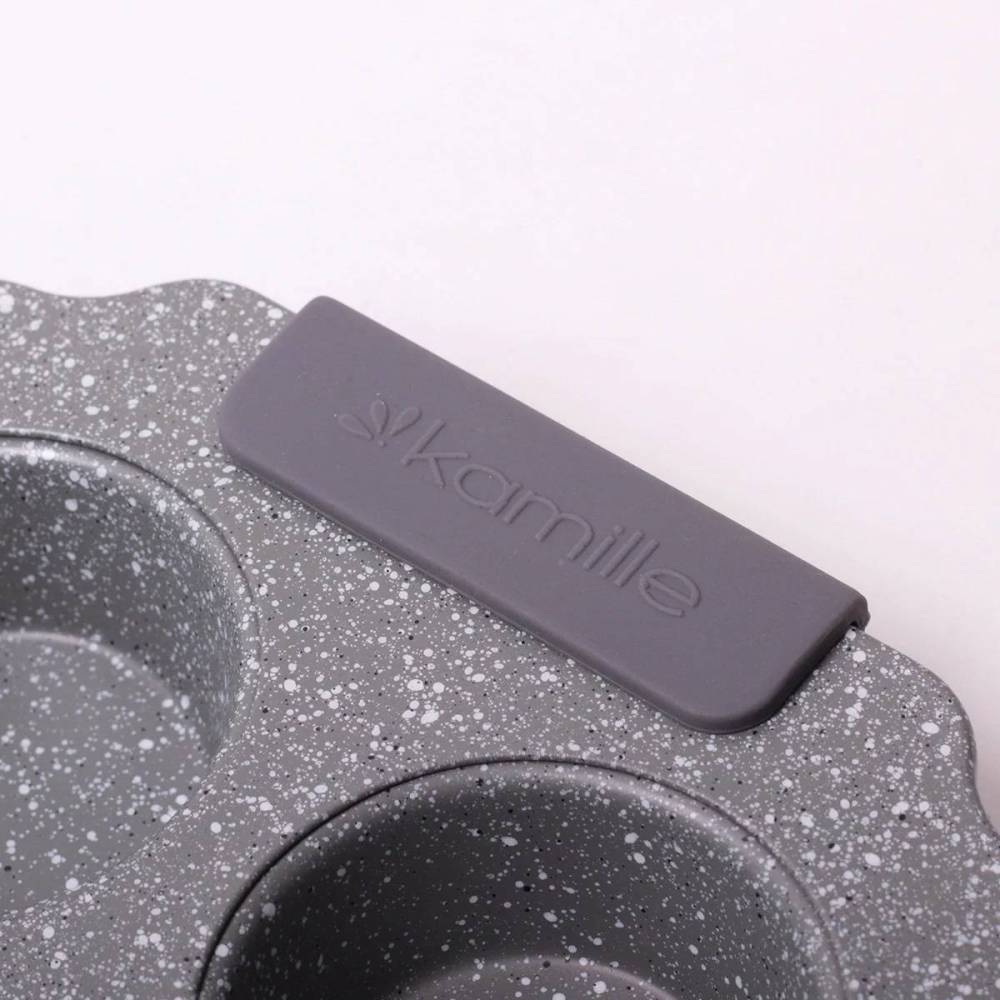 Форма-планшет для выпечки кексов Kamille Marble 30 х 18 см 6 ячеек