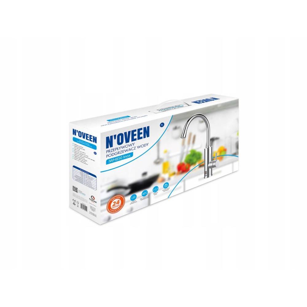 Проточний водонагрівач Noveen IWH850 INOX