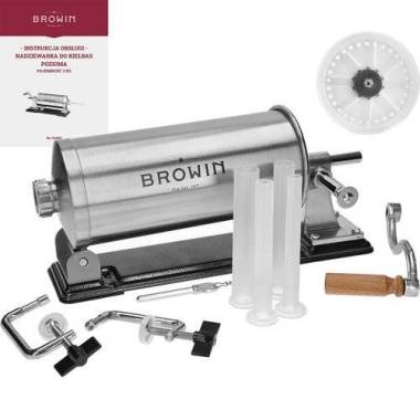 Шприц ковбасний горизонтальний Browin на 3 кг (311003) купити недорого || Metelka.com.ua