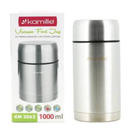 Термінос харчової Kamille з нержавіючої сталі 1 л (KM 2062)