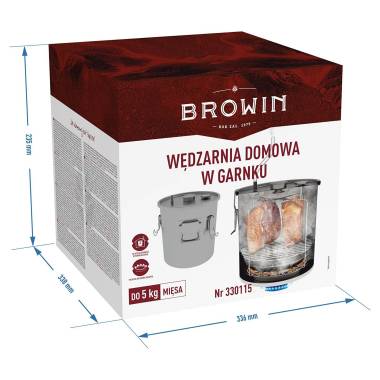 Коптильная для газовой плиты на 5 кг мяса Browin (330115)