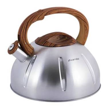 Чайник Kamille 5л из нержавеющей стали со свистком KM 0698 купить недорого || Metelka.com.ua