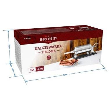 Шприц ковбасний горизонтальний Browin на 4 кг (311004) купити недорого || Metelka.com.ua