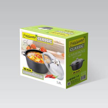 Кастрюля-казан Maestro 5,8 л купить недорого || Metelka.com.ua