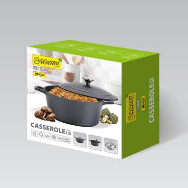 Каструля з кришкою Maestro Cast MR-4528 6,3 л