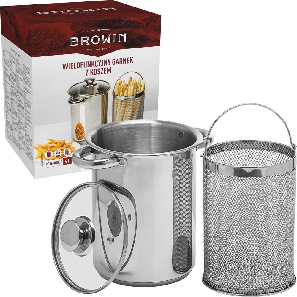 Кастрюля Browin с корзиной-пароваркой 4л (313500) купить недорого || Metelka.com.ua Кастрюля Browin с корзиной-пароваркой 4л (313500) купить недорого || Metelka.com.ua