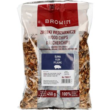 Щепки для копчения и жарки на гриля - дуб 450г BIOWIN (BROWIN)