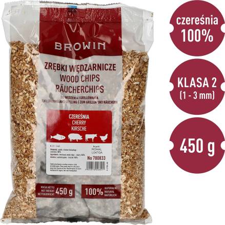 Щепки для копчения и жарки на гриля - дуб 450г BIOWIN (BROWIN)