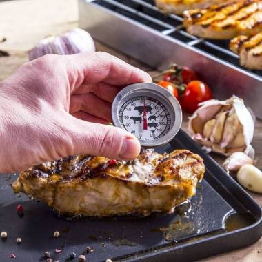 Термометр зі щупом для м'яса Excellent Houseware 0 - 120°С купити недорого || Metelka.com.ua